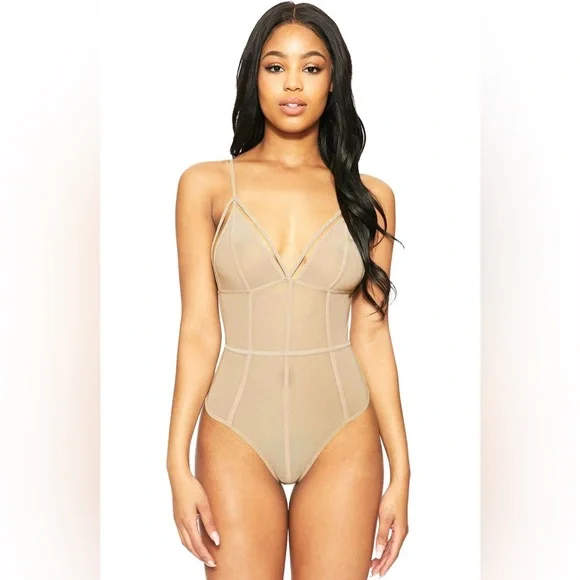 sexy lingerie forever 21 Forever 21 Black Lace Sheer Thong Lingerie Bodysuit Top Going Out Sexy  Large for Sale in Riverside, CA